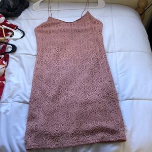 Soft pink mini dress  🌺ONLY WORN ONCE 🌺